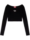 Diesel T-shirt M-vera-ls In Black