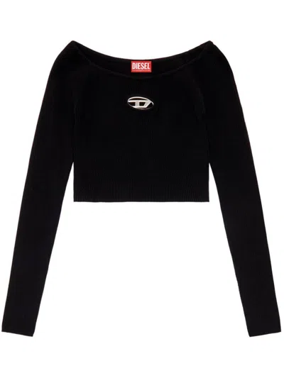 Diesel Top In Viscose Yarn From Responsibly Managed Forests In Black
