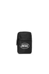 Diesel Oval  Logo Fanny Pack In Black
