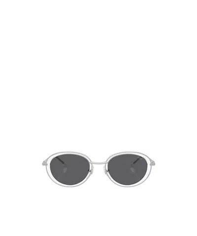 Diesel Oval Frame Sunglasses In Transparent