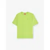 Diesel Kid - Tboggymegovald Over T-shirt In Acid Green