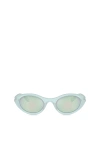 DIESEL OVAL SHAPE SUNGLASSES IN ACETATE