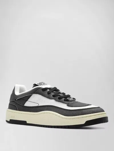 Diesel Oval Skate Low Sneakers Contrasting Sole In Multi
