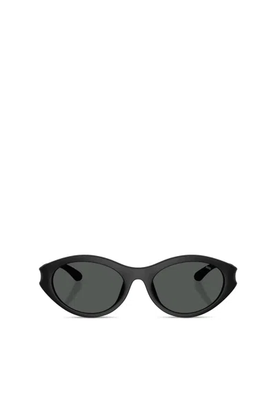 Diesel Oval Sunglasses In Black