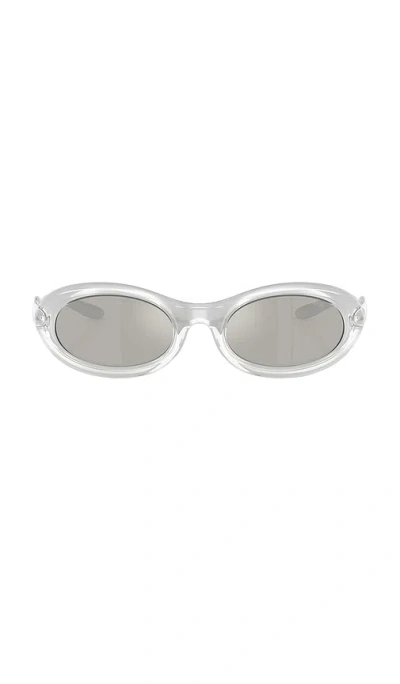 Diesel Oval Sunglasses In Gray