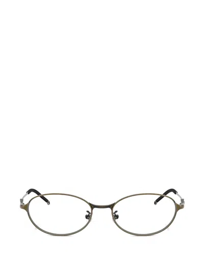 Diesel Oval-frame Glasses In Green
