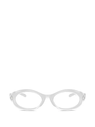 Diesel Oval-frame Glasses In White