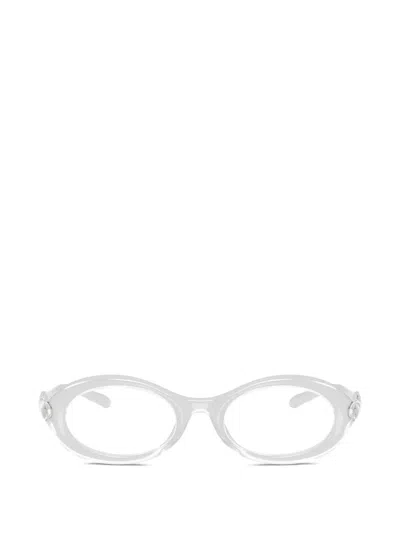 Diesel Oval-frame Glasses In White