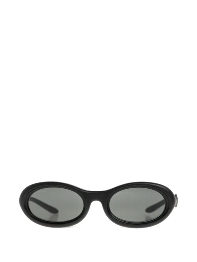Diesel Oval-frame Sunglasses In Black
