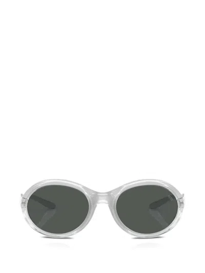Diesel Oval-frame Sunglasses In White