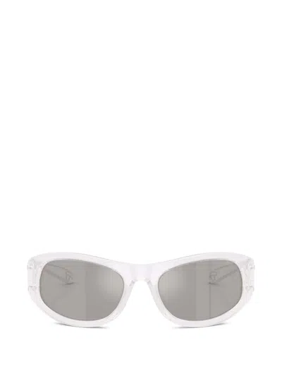 Diesel Oval-frame Sunglasses In White
