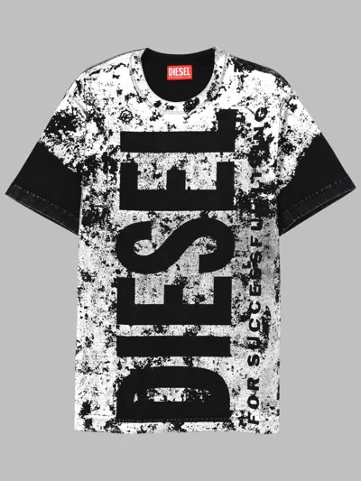 Diesel Over T Shirt In Black