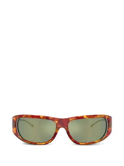 Diesel Oversized-frame Sunglasses In Orange