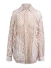 Diesel Overy Transparent Shirt In Multi