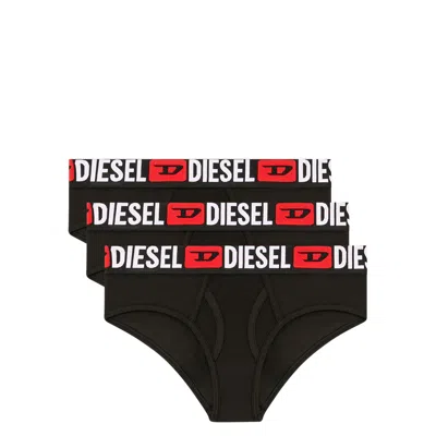 Diesel Oxy-d-core Briefs (set Of Three) In Black