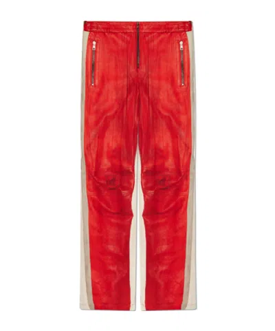 Diesel P-after-fem Track Trousers In Red