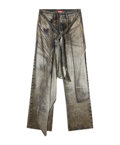 Diesel P-aloma Trousers In Green