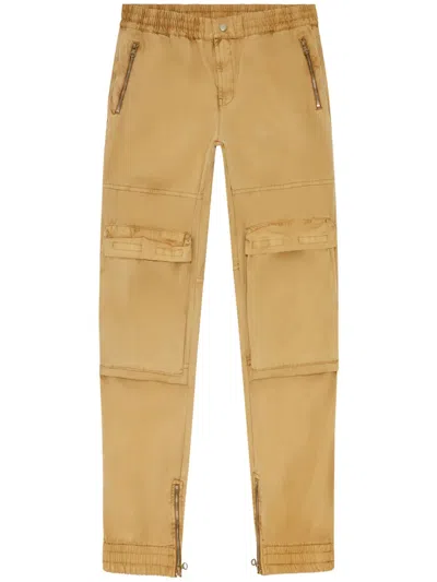 Diesel P-beeck Tapered Trousers In Neutrals