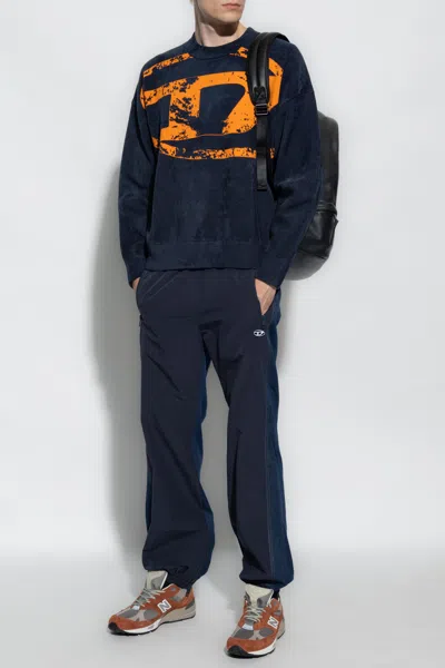 Diesel ‘p-bright' Sweatpants In Navy Blue