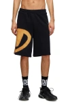 Diesel ® P-crow-bleach Sweat Shorts