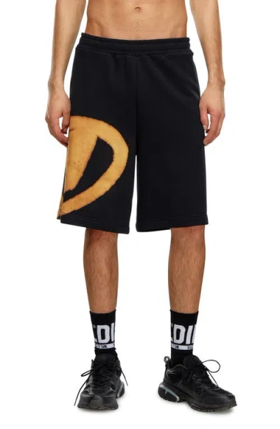 Diesel ® P-crow-bleach Sweat Shorts