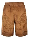 Diesel P-crowde Shorts In Brown
