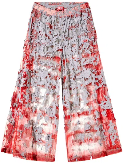 Diesel P-dam Trousers In 灰色