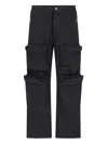 Diesel Black P-danzel Cargo Pants In Black  