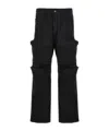 Diesel Black P-danzel Cargo Pants In Black