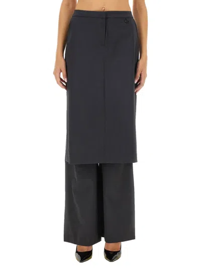 Diesel P-earl Skirt In Gray