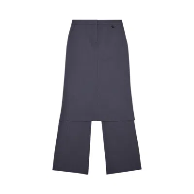 Pre-owned Diesel P-earl Trousers 'dark Grey' | Women's Size 38 In Gray