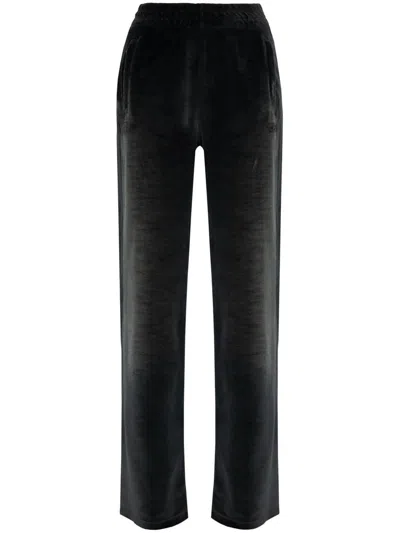 Diesel P-olaris Front Coated Pinstripe Pants In Blue
