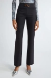 Diesel ® P-ersy High Waist Straight Leg Pants In Black