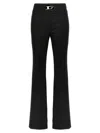 Diesel Women P-erseus Wool Blend Trousers In Black