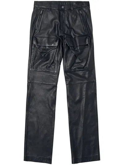 Diesel P-gast Trousers In Black