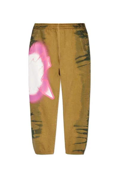 Diesel P Marky Flash Track Pants In Green