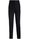 Diesel Tailored Belt Loop Trousers In Black