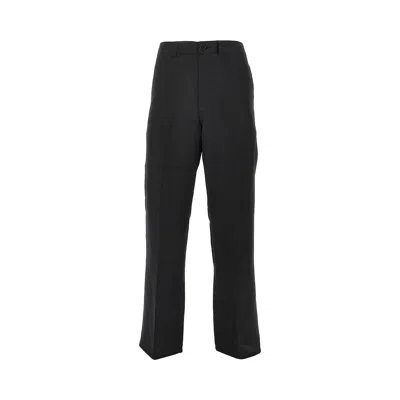 Diesel P-hant-chino-dlcm Straight-leg Trousers In Black
