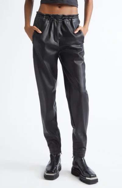 Diesel ® P-hoenix Faux Leather Trousers In Black