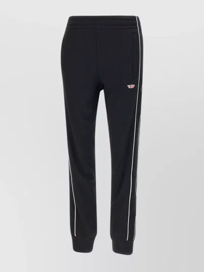 Diesel "p Jam Piping" Jogger Trousers In Black