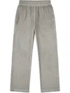Diesel Fluid Crinkled Track Pants In Grey