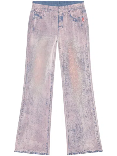 Diesel P-nerv Track Pants In Pink