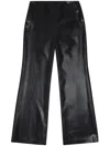 Diesel Mid-rise Flared Trousers In 93r