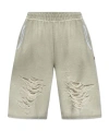 Diesel P-perc-short Distressed Shorts In Green