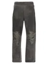 Diesel Pantalone Jogging P-percy In Misto Cotone Stretch Grigio  Uomo In Black