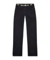 Diesel P-post Straight-leg Trousers In Black