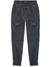 Diesel Cargo Track Pants In Micro-twill In 9xx