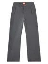Diesel P-romise-s1 Trousers In Gray