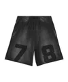 Diesel P-tain-mesh Track Shorts In Black