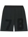 Diesel P-tain-mesh Track Shorts In Schwarz